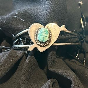 Silver plated Egyptian bangle bracelets